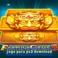 jogo para ps3 download